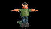 Juguete Big Smoke Freddy Modelo del Meme o Toy Big Smoke Freddy Model of the Meme
